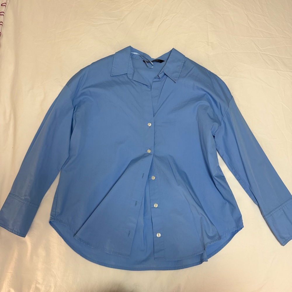 Zara Light Blue Shirt
